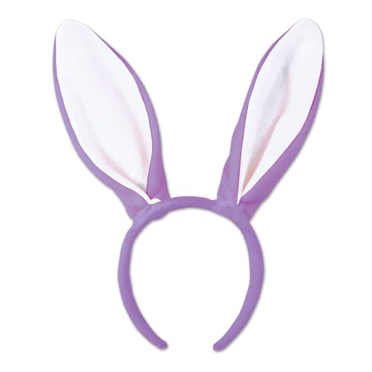 Michaels, Beistle Adult Purple Soft-Touch Bunny Ears, 3ct. – Category: Easter Party Supplies